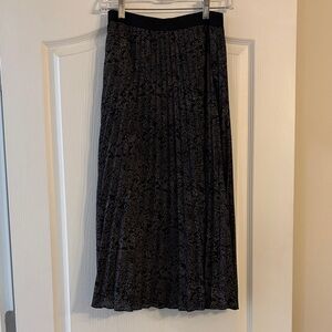 Rails Black Pleated Skirt